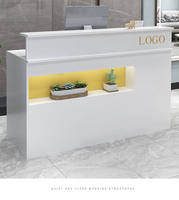 Comptoir de bar, caisse, design minimaliste moderne, bois, rectangulaire, démontable, comptoir de réception commercial, hôtel, magasins de vêtements