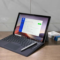 95% Neuf Original pour Micro-soft Surface Pro7 I5-1035G4 8 Go DDR4 256 Go SSD 12,3 Pouces 2736x1824 2 en 1 Ordinateur Portable Tablette Tactile