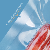 Sacs sous vide en plastique transparent personnalisés, rouleaux de film plastique sous vide, film d'emballage sous vide, sacs pour scelleuse sous vide