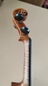 ไวโอลินรุ่น <span class=keywords><strong>Stradivarius</strong></span> ขนาด 4/4 3/4 1/2 เสียงไพเราะ หน้าไม้สปรูซแท้ หลังไม้เมเปิล ลายไม้ชัดเจน - Product Image 4