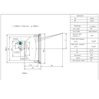 Lentille de numérisation F-theta personnalisée Ronar Smith Quartz M85 pour graveur laser à fibre 300W