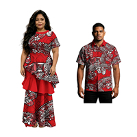 Tenues de couple pour soirée sur la plage, chemises polynésiennes pour hommes, robes longues à volants décontractées pour femmes, costume de couple samoan