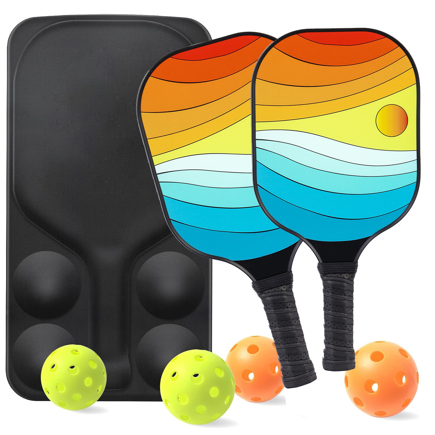 [In Stock] 2 rackets, 4 balls, 1 EVA bag [Model BQ188]