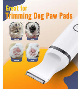 Cortapelos Inalámbrico para Patas de Perro, Cortapelos para Perros con Doble Cuchilla, Silencioso, 2 Velocidades, Cortapelos para Perros Pequeños, para Patas, Ojos, Orejas, Cara y Trasero - Product Image 3