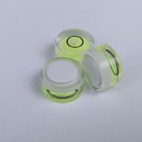 Niveaux à bulle circulaires de 12mm de diamètre en acrylique de haute qualité avec dos-adhésif