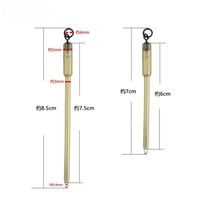 Usine directe 60mm 75mm livraison rapide carpe tiges de pêche solide sac tiges plomb insérer fin Terminal attirail