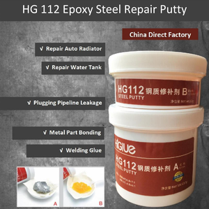 Masilla Epoxi Metálica para Reparación de <span class=keywords><strong>Hierro</strong></span>, Acero y Aluminio, Masilla de Relleno para Defectos de Fundición, Grietas, Corrosión y Desgaste, Compuesto Resistente - Product Image 3