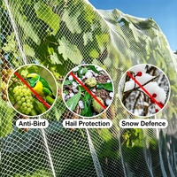 Filet anti-oiseaux robuste en HDPE vierge Gallant, résistant aux UV, pliable et portable pour la protection des arbres fruitiers, des vergers et des cultures