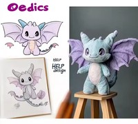 Boneka Hewan Lucu Berkualitas Tinggi CE CPC dengan Isian Kapas PP, Boneka Figur Plush Custom