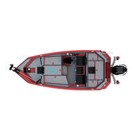 Meilleure Qualité Nouveau Bateau de Pêche Bass Furreo Bateau en Aluminium Économique