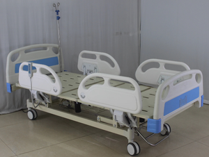 Lit médical multifonctionnel à 3 manivelles avec matelas, mobilier hospitalier pour usage hospitalier VTS-GH1061, lit d'hôpital VTS-GH106 - Product Image 4