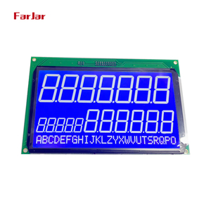 Fornitura di fabbrica <span class=keywords><strong>7</strong></span> segmento TN schermo lcd positivo trasmissivo <span class=keywords><strong>display</strong></span> LCD per la calcolatrice del distributore di carburante - Product Image 2