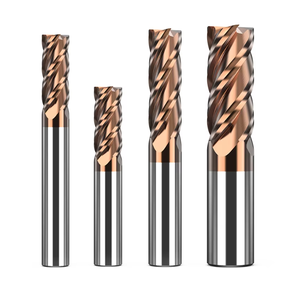 أداة طحن كربيدية بأربع شفرات للفولاذ والفولاذ التنجستن مع طلاء 4715، تصنيع حسب الطلب - Product Image 1