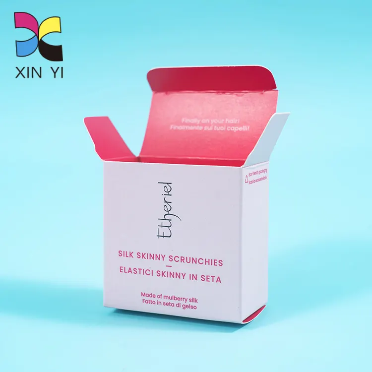 कस्टम स्किनकेयर चिकित्सा कॉस्मेटिक मोमबत्ती पैकेजिंग तह पेपर बॉक्स
