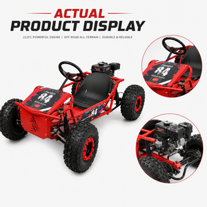 <span class=keywords><strong>Go</strong></span>-Kart ad Alta Velocità a 4 Tempi 212cc 70km/h per Corse All'aperto e Fuoristrada - Product Image 2