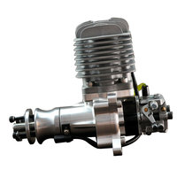 Moteur à essence RC DLA32 32cc 3,8 CV 2 temps avec carter CNC pour pièces d'avions acrobatiques, force de traction élevée de 9 kg