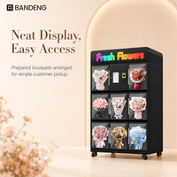 Máquina Expendedora de Flores Comercial BANDENG 6510XH 10T, Diseñada con una Interfaz de Usuario Intuitiva para la Venta de Flores