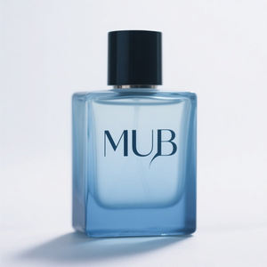 Confezione cosmetica di lusso bottiglia di profumo di vetro quadrato tappo dorato vuoto ricaricabile formato personalizzato per la fabbricazione di profumo fai da te - Product Image 3