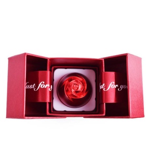 Custom Gift Jewelry Packaging <b>Boxes</b> Surprise <b>Present</b> Rose Go up and Down Diamond Ring <b>Boxes</b> - Product Image 2
