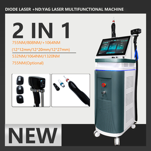 ราคาโรงงานขายส่ง เครื่องกำจัดขนด้วยเลเซอร์ไดโอด 808 กำลังไฟ 2400 วัตต์ พร้อม 5 หัว ℃   เฟอร์นิเจอร์ร้านกำจัดขนด้วยเลเซอร์แบบทำความเย็นด้วยน้ำแข็ง - Product Image 5