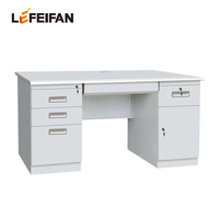 Table de bureau moderne modulaire en acier laminé à froid, prix d'usine