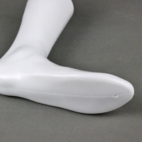 Mannequin de présentation de chaussettes pour hommes grande taille Lavinia, style européen, avec forme de jambe en FRP et pied articulé