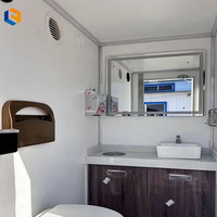 Livraison directe d'usine de toilettes mobiles, toilettes écologiques, toilettes temporaires démontables sur les chantiers