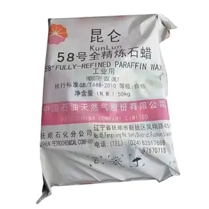Venta al por mayor de cera de parafina marca Kunlun con 0.5% de contenido de aceite