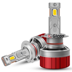 หลอดไฟรถยนต์ GICOO X25 ดีไซน์ใหม่ กำลังไฟสูง 160W 20000LM แบบ LED Canbus H4 H1 9005 9006 H11 ไฟหน้า LED H7 - Product Image 5
