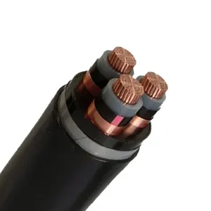 Medium Voltage 3 Core 50mm2 70mm2 XLPE/PVC Insulated Copper Conductor Armored Power Cable