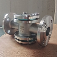 Verre de visée de bride de tube droit en acier inoxydable DN15-DN200