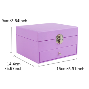 Ballet Girl Rotating Hand Cranked Eco-Friendly Luxury Musical Jewelry Box Drawer-Multifunctional Storage Dancing Ballerina - Product Image 4