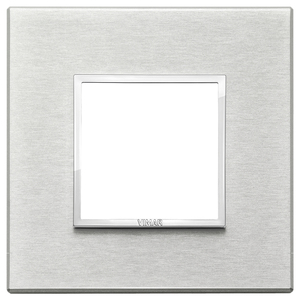 Vimar Wall <b>Switch</b> Plate Grey 10.85x11.6x1.85 Cm Square Design - Product Image 1