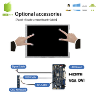 Módulo LCD TFT Industrial IVO M104GNX1 R1 de 10.4 Pulgadas, 1024x768 XGA, 20 Pines LVDS para Pantalla de Panel de Control