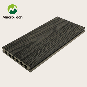 Terrasse en <span class=keywords><strong>parquet</strong></span> composite WPC pour jardin avec surface brossée, imperméable, design européen pour usage extérieur - Product Image 4