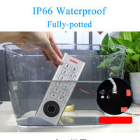 Sistema de Control de Acceso RFID WiFi Bluetooth 13.56MHz, Teclado Metálico Impermeable, Botón Físico, Sistema Autónomo, Biométrico IC