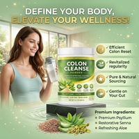 Poudre nettoyante pour le côlon extra forte, mélange de psyllium entièrement naturel, favorise la détoxification, la régularité et une digestion saine
