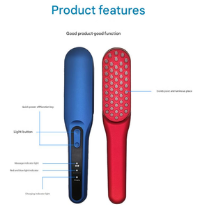 Peigne massant électrique pour le cuir chevelu, rechargeable par USB, pour la croissance des cheveux - Product Image 5