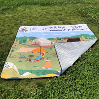 Vente en gros de couvertures de pique-nique imperméables personnalisées, extra grandes, portables, pliables, pour le camping, la randonnée, les festivals