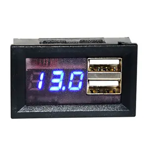 Dual USB QC2 0 3.0 Schnell ladegerät Voltmeter Batterie kapazitäts anzeige tester