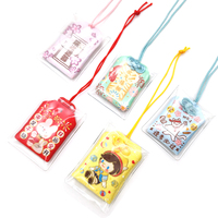 YYX OMaMoRi personnalisé, porte-bonheur tissé, broderie japonaise d'anime, puissant amulette en forme de cœur, cadeau