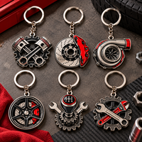 Porte-clés personnalisé en métal émaillé avec drapeau de course, drapeau à carreaux, souvenir de sport automobile, cadeau pour les événements de course et les fans