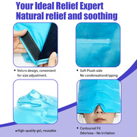 Compresse de gel chaud/froid Bingyuan pour le soulagement des migraines et des maux de tête, effet rafraîchissant longue durée, 70x16cm, Validité 3 ans, Classe Médicale I