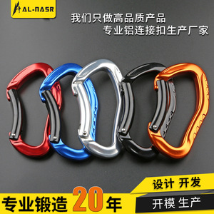Aluminum Alloy Carabiner 101x57.5mm Type D For Rock Climbing And Ice Climbing Equipment - Product Image 5