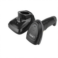 Pemindai Barcode Genggam LONVILL Manual Auto-sense USB USB-COM RS232 Nirkabel untuk Inventaris Gudang