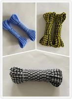 Corde utilitaire en polypropylène de 1/8mm, corde en PP tressée creux, avec barrière, cordon de serrage