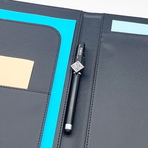 Tùy chỉnh <span class=keywords><strong>A4</strong></span> Văn Phòng thư mục tập tin PU da danh mục đầu tư tổ chức với chủ thẻ và hội nghị Folio cho quản lý tài liệu - Product Image 5