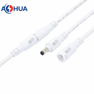 Aohua pemasok konektor DC penjualan konektor kabel perpanjangan perempuan laki-laki M13 2 Pin <span class=keywords><strong>5.5mm</strong></span> * 2.1/2.5mm untuk driver led 24V - Product Image 4