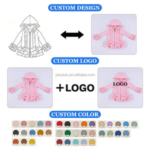 <strong>Girls</strong> New Design Hooded Set Lace Trim Sweet Hoodie Long Sleeve Tight Pants Fast Sampling Custom Supported <strong>Outfit</strong> - Product Image 5