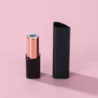 En gros avancé noir pulvérisé plaqué or couleur presse type rouge à lèvres baume tube et solide blush fard à paupières bâton tube vide